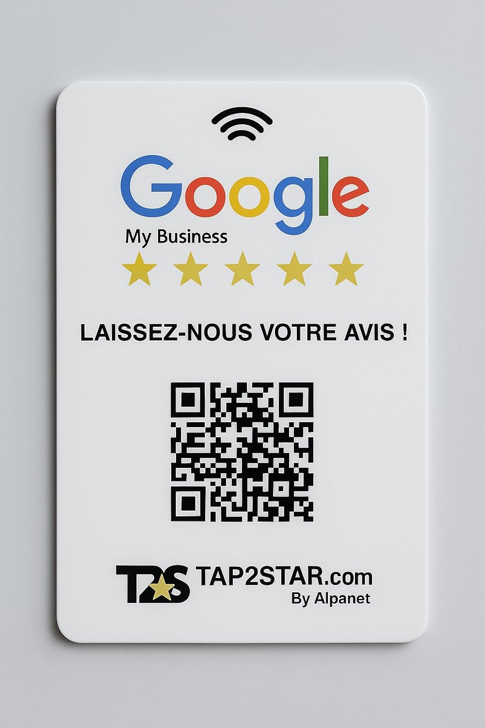 Carte Avis Tap2Star
