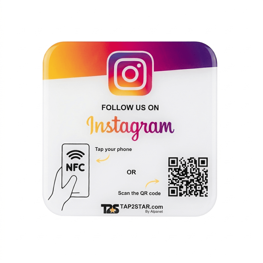 plaque instagram tap2star.com